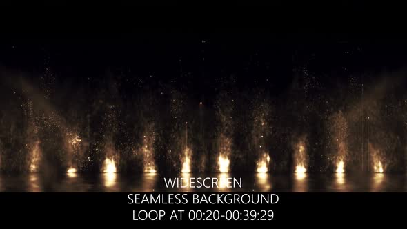 Gold Firework Dust Explosion Ceremony Background alt