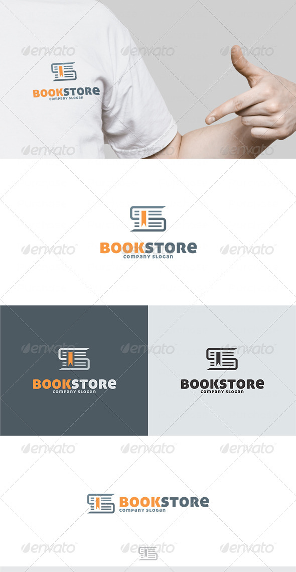 Book Store Logo - Symbols Logo Templates