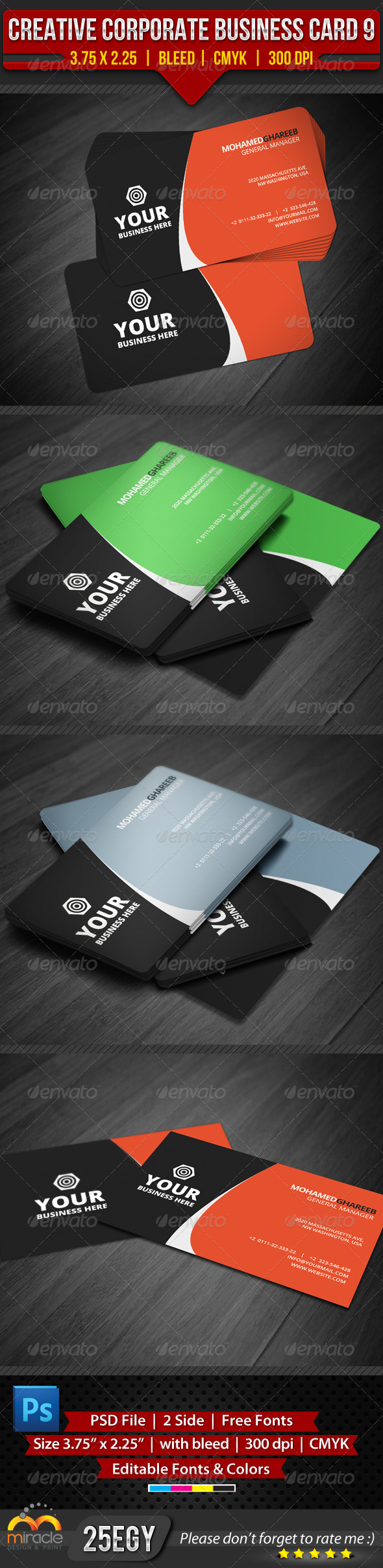 Creative Corporate Business Card 9 - Corporate Business Cards