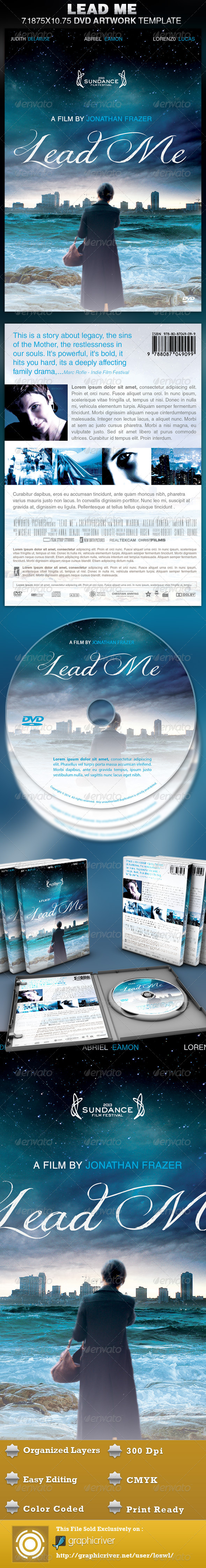 Lead Me DVD Artwork Template - CD & DVD Artwork Print Templates