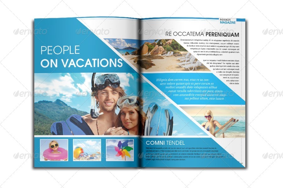 indesign magazine templates