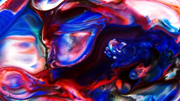 Abstract Colorful Paint Turbulence Explode 