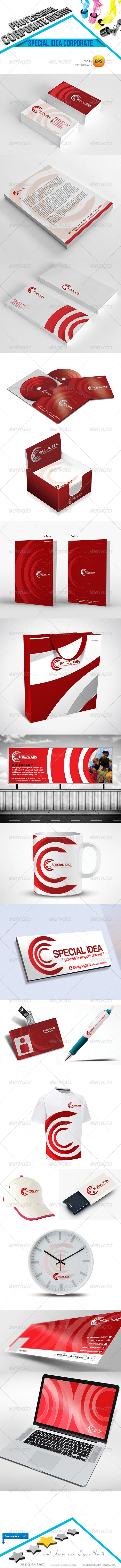 Special Idea Corporate Identity - Stationery Print Templates