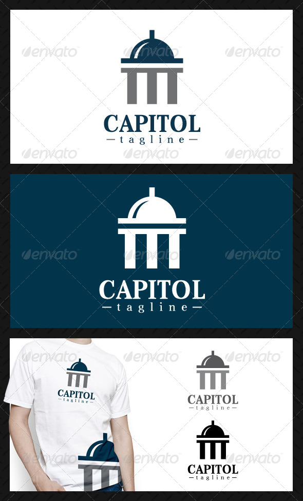 Capitol Finance Logo Template - Buildings Logo Templates