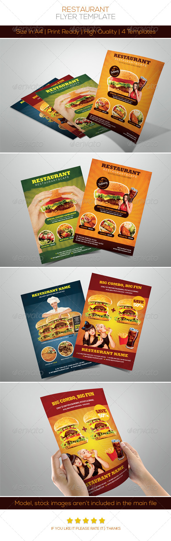 Premium Restaurant Flyers