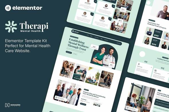 Therapi - Mental Health Care Elementor Template Kit