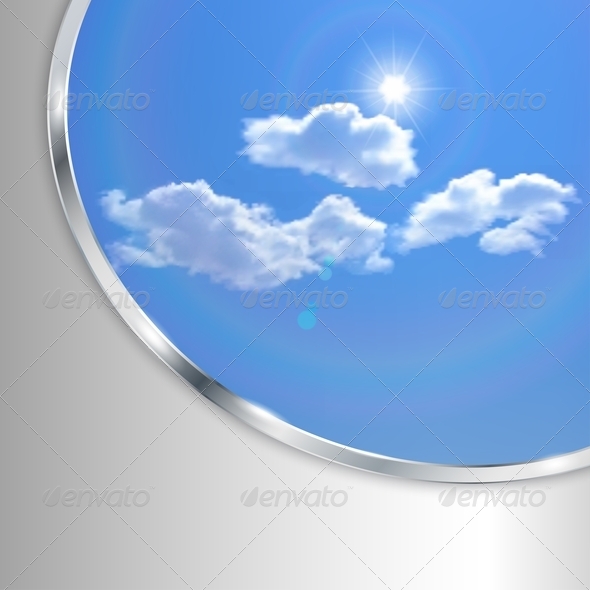 Abstract Background With Sky - Nature Conceptual