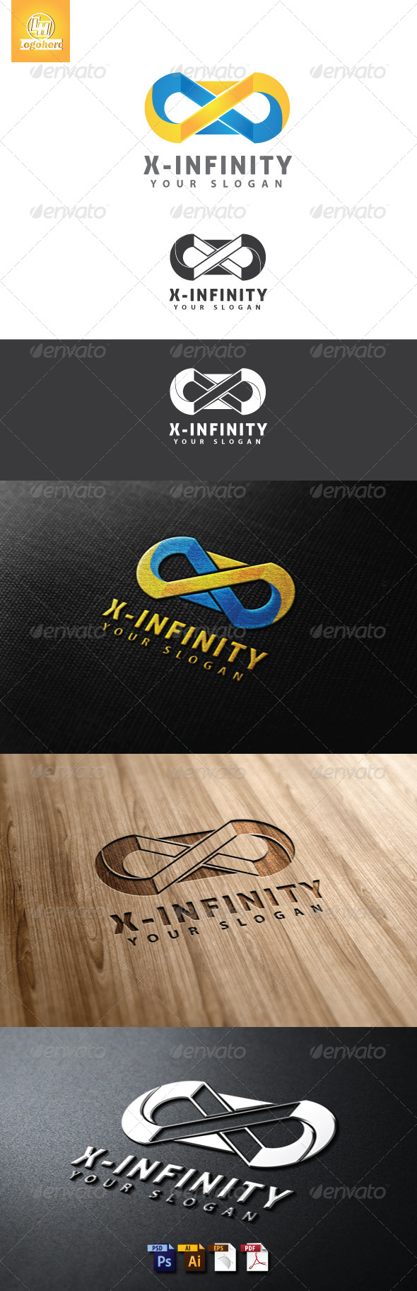 X-Infintiy Logo Template - Letters Logo Templates