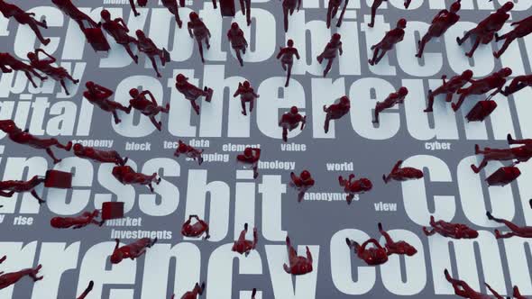 Crypto Money and Silhouettes alt