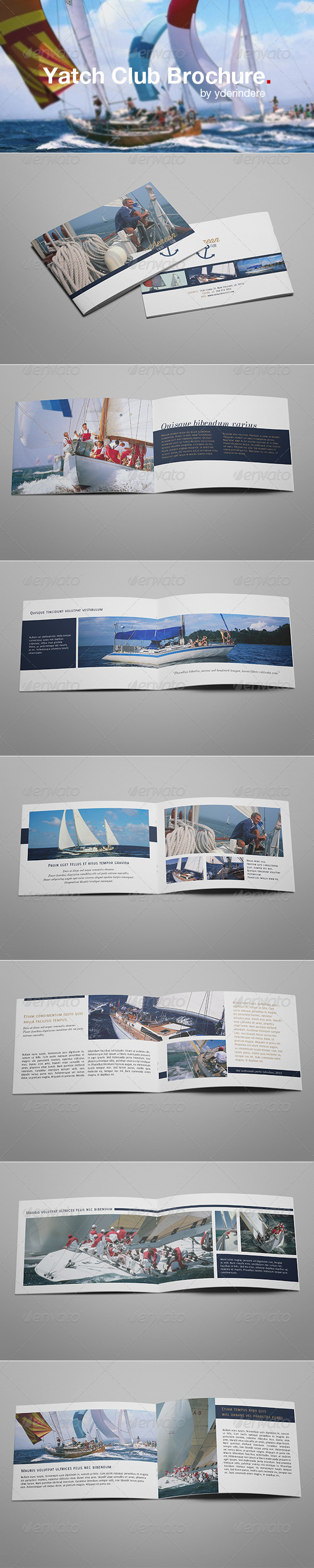 Yacht Club Brochure - Informational Brochures