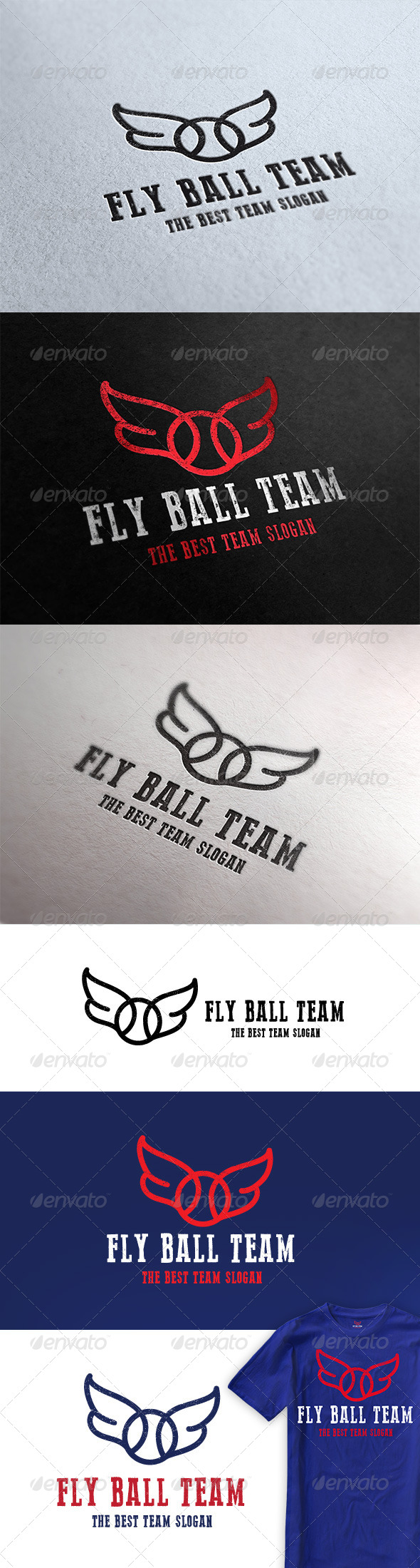 Fly Ball Team Logo - Crests Logo Templates