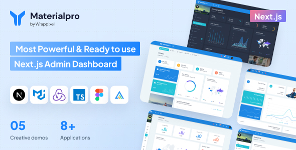 MaterialPro - Next.js Admin Dashboard