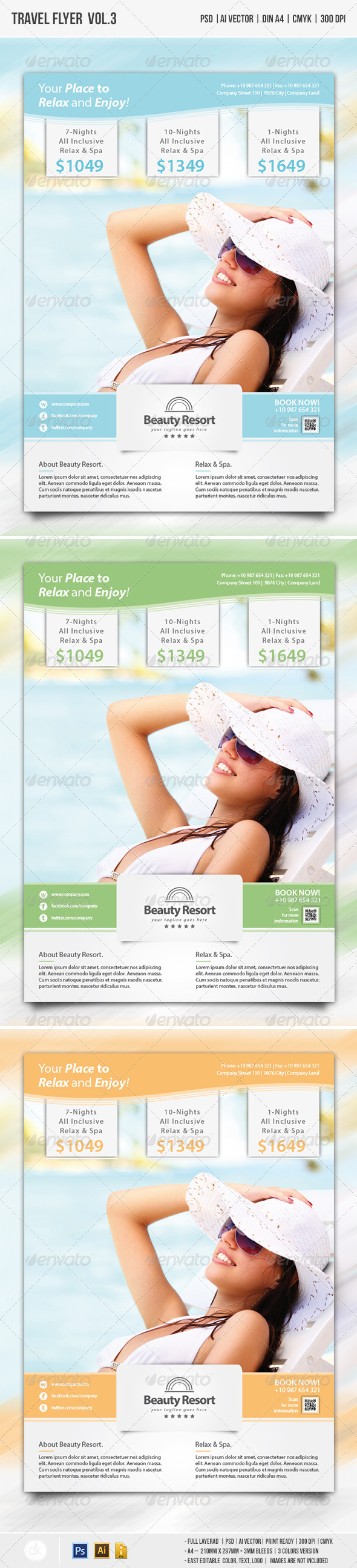Travel Flyer Vol.3 - Corporate Flyers
