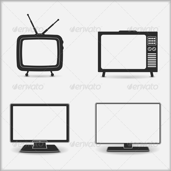 TV Icons - Technology Conceptual