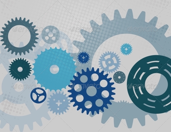 Machine Gear Wheel Cogwheel Pattern - Backgrounds Decorative