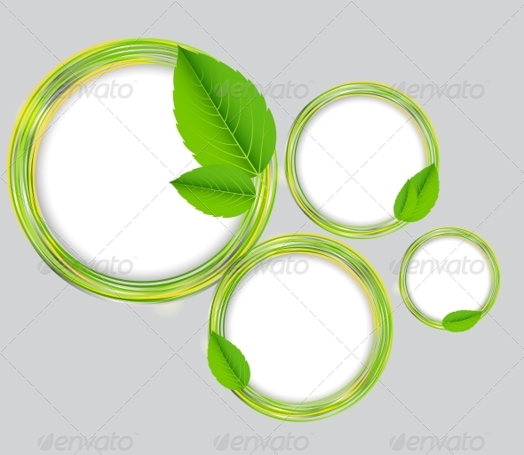 Abstract Nature Background with Leaves - Flowers & Plants Nature