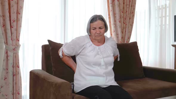 Senior Woman Suffering from Backache