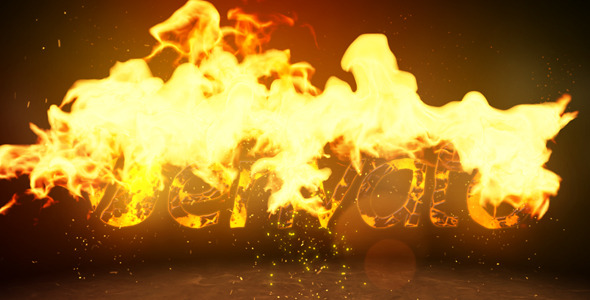 Fire Logo Reveal - VideoHive 4663555