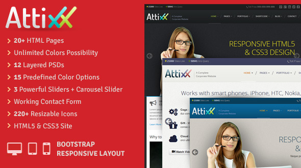 Attixx - Responsive - ThemeForest 3964996