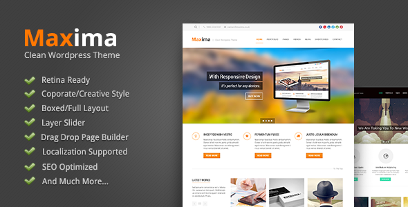 Maxima - Retina Ready WordPress Theme by GoodLayers | ThemeForest