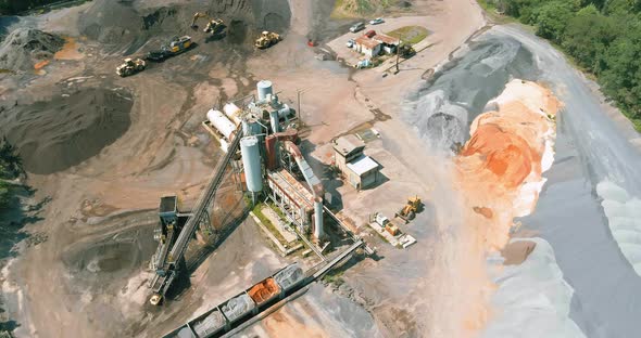 Asphalt Mix Plant Heavy Equipment and Machines That Function to Produce alt