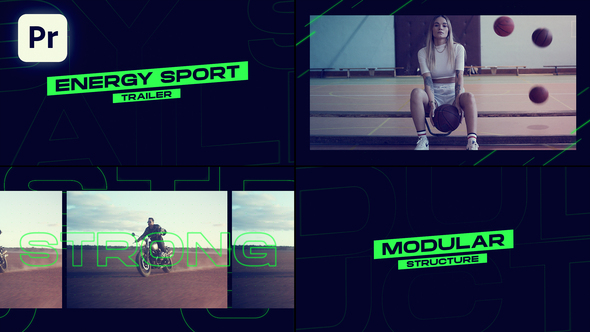 Sport Trailer Premiere Pro template preview