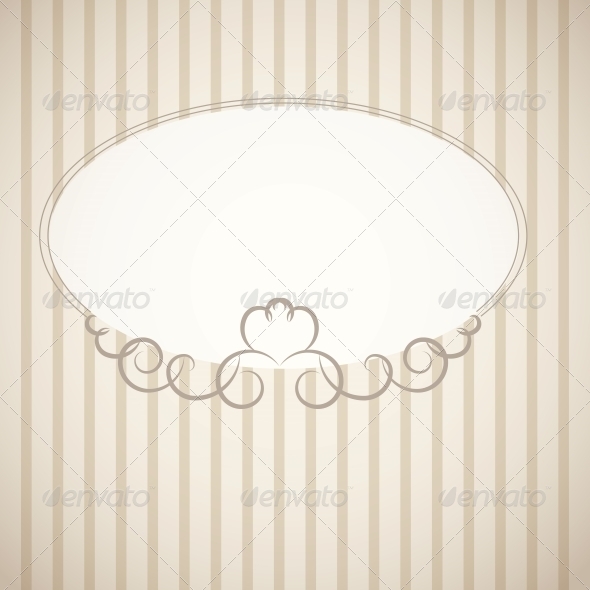 Frame in Retro Vintage Background - Backgrounds Decorative