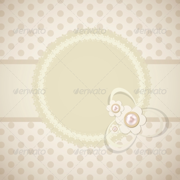 Frame in Retro Vintage Background - Backgrounds Decorative