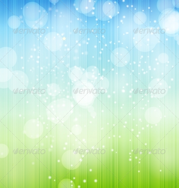 Nature Background. Vector Illustration. - Landscapes Nature