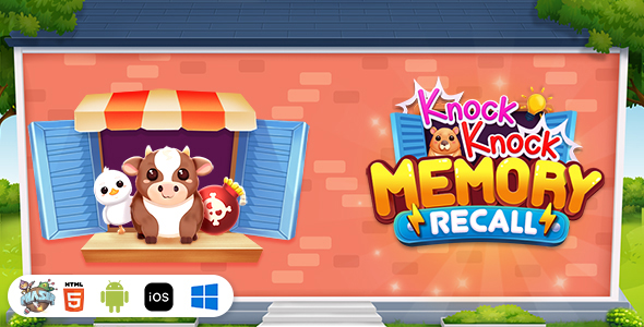 Knock Knock Memory Recall [Phaser 3, HTML5] Nulled