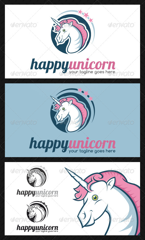 Unicorn Logo Template - Animals Logo Templates