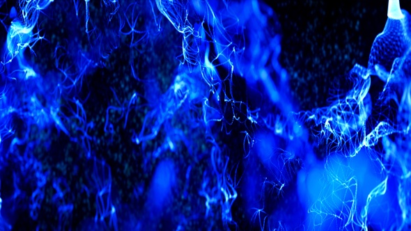 Blue Organic Abstract Background alt