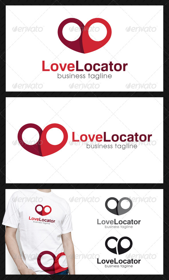 Love Locator Logo Template - Objects Logo Templates