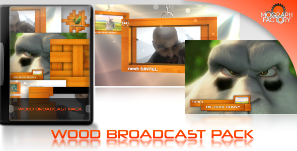 Wood Broadcast Pack - VideoHive 4632508