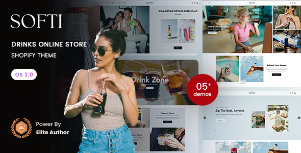 Softi – Drinks Online Store Shopify 2.0 Theme