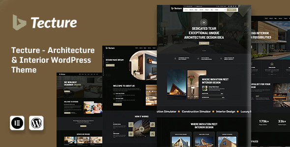 Tecture - Architecture and Interior WordPress Theme