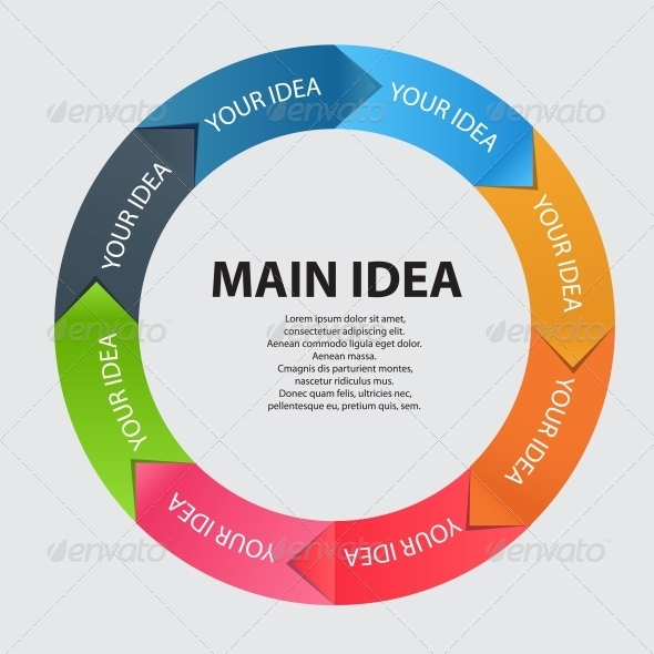 Infographic Template Business Vector Illustration - Web Technology