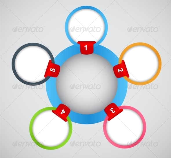 Infographic Template Business Vector Illustration - Web Technology