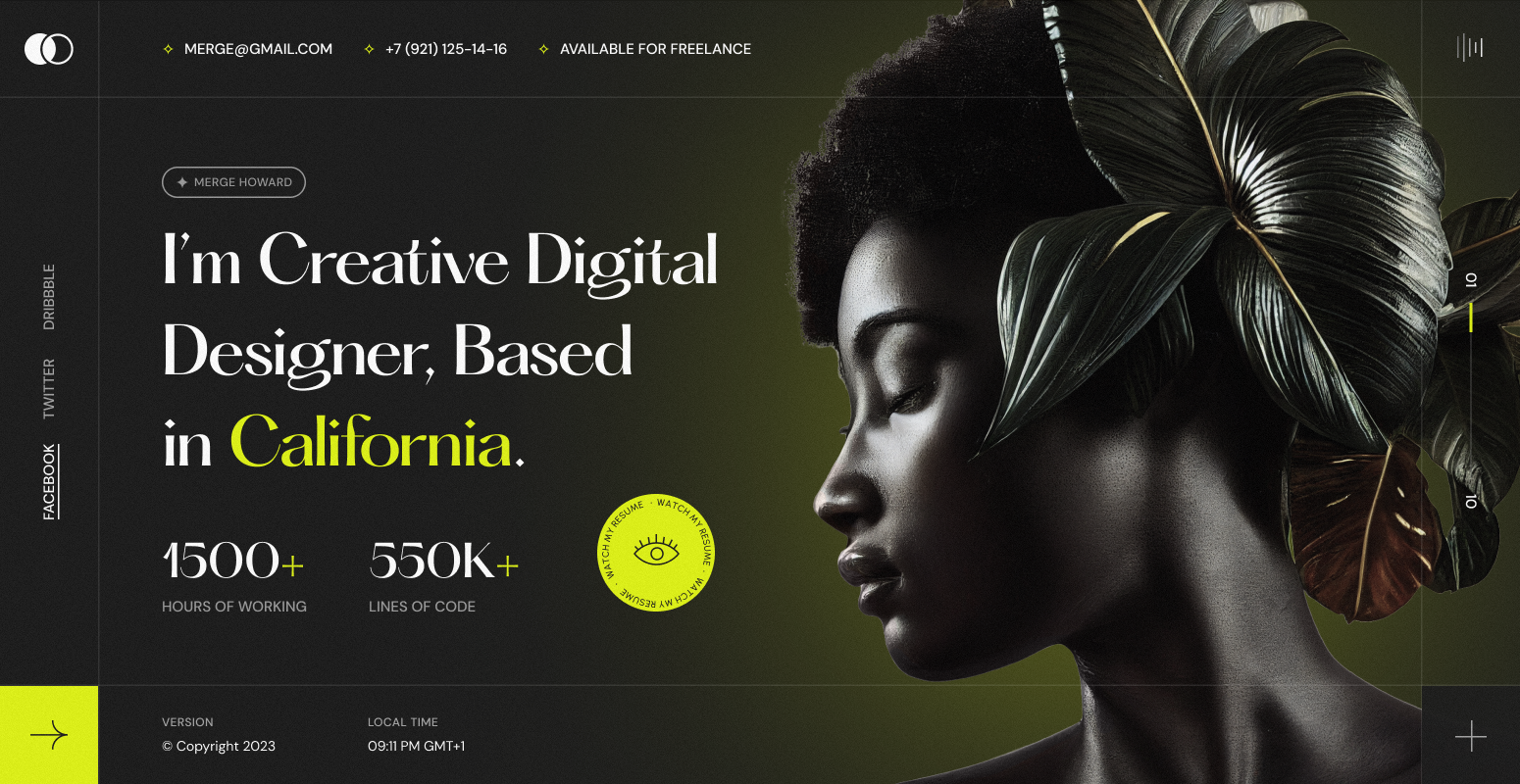 Merge - Personal Portfolio & Resume WordPress Theme by VLThemes ...