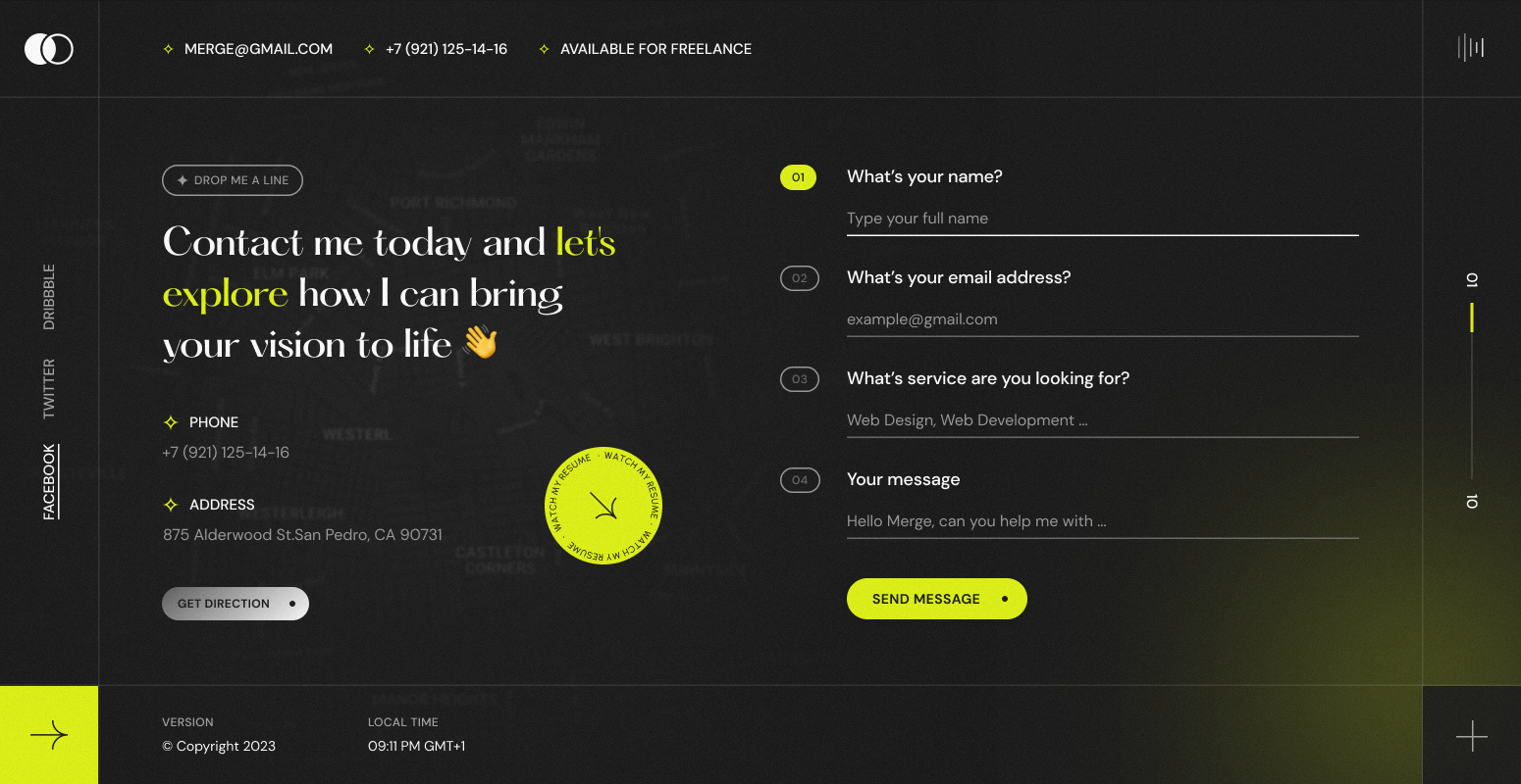 Merge - Personal Portfolio & Resume WordPress Theme by VLThemes ...