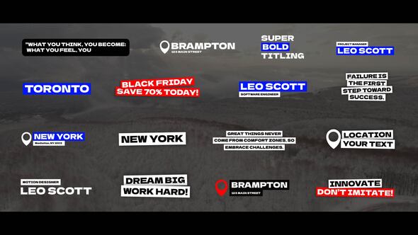 Titles For Everything | AE Titles template preview