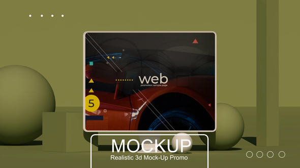 Monitor MockUp 2 Product Promo template preview