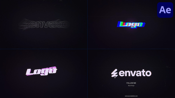 Dubstep Logo Reveal for After Effects Logo Stings template preview