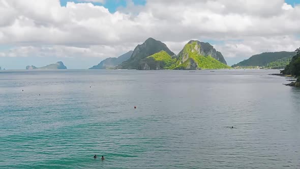 Stunning, beautiful drone shots taken in El Nido, Palawan, The Philippines.