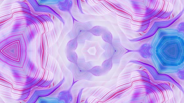 Wavy Symmetrical Pattern Like Kaleidoscopic Structure with Waves alt