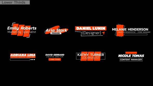Lower Thirds | AE Elements template preview