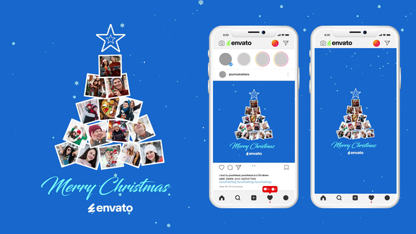 Merry Christmas Intro Openers template preview