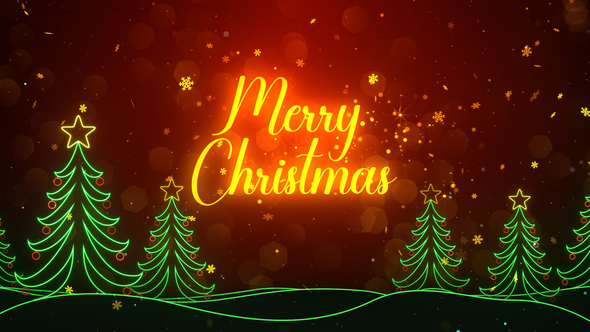 Christmas Greetings Openers template preview