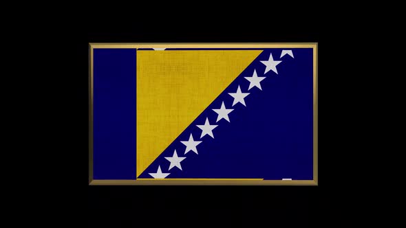 Bosnia 3D Flag alt