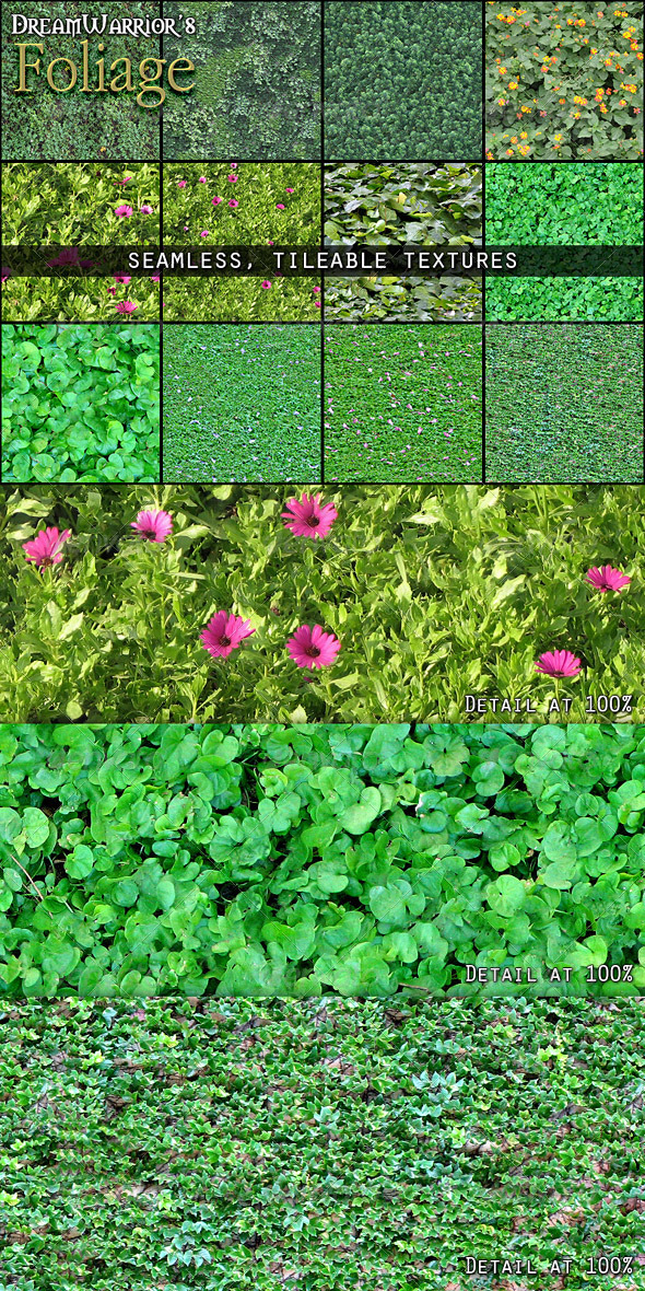 Foliage Seamless Texture Patterns - Textures